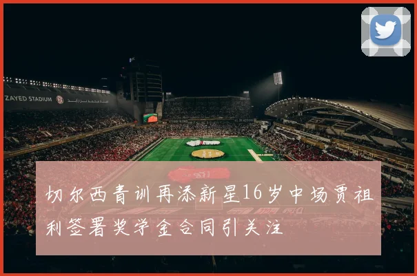 切尔西青训再添新星16岁中场贾祖利签署奖学金合同引关注